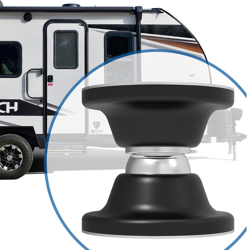 Chatbrid Magnetic RV Door Holder for Trailer, Camper, Motorhome,Cargo Trailer - Black Finish, Easy to Use (2-Pack) - Image 1
